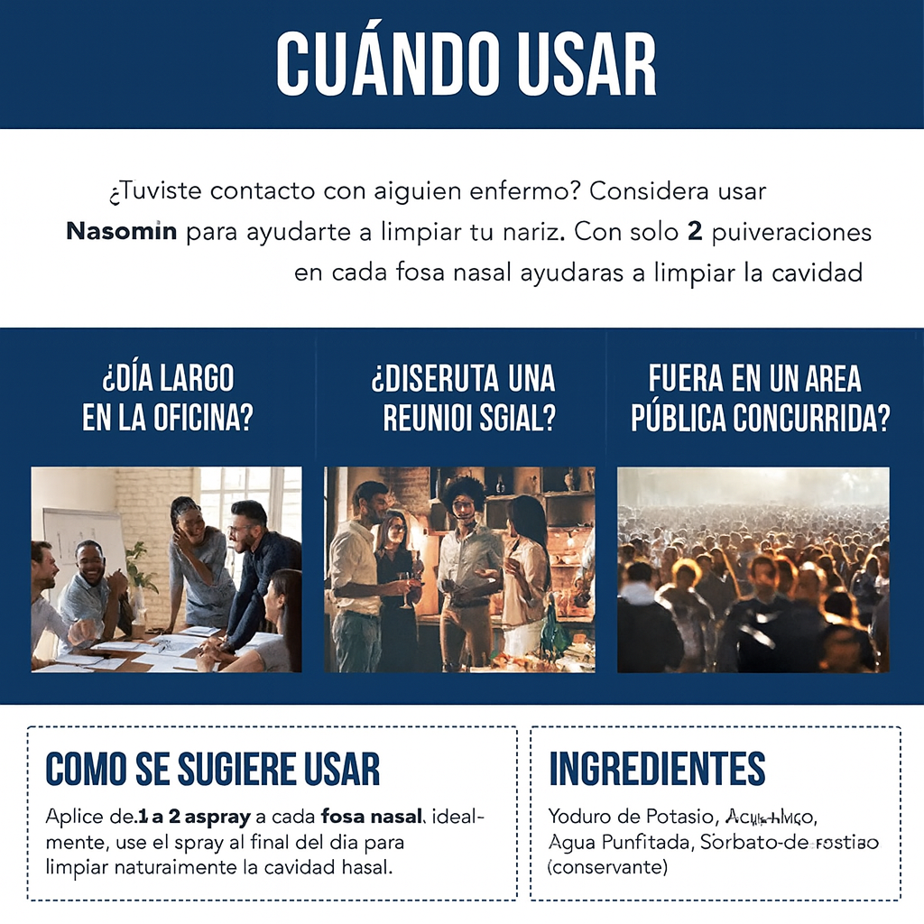 Nasomin Defense® — Limpieza nasal natural con poder de yodo