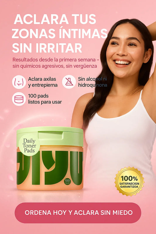 LUMISKIN – 100 Pads aclaradores de zonas oscuras.