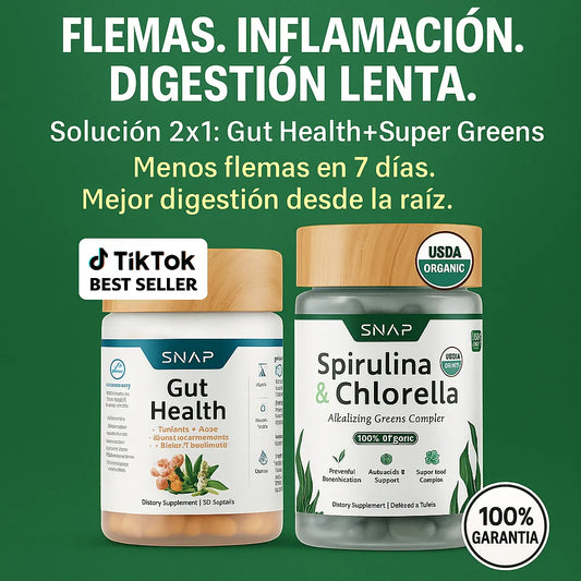 Gut Glow Duo 2x1 — Paga 1 y limpia tu cuerpo completo.