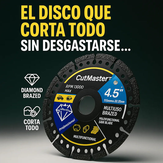 CUTMASTER™ – El disco que corta TODO sin desgastarse… en segundos