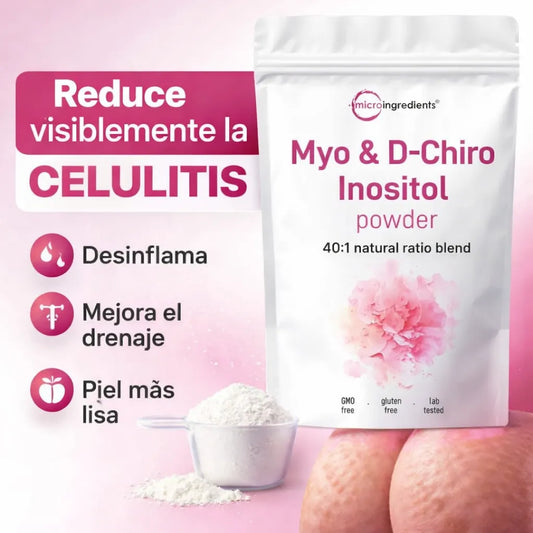 CelluSmooth™ Inositol Elimina la celulitis desde adentro en 21–30 días